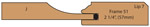 Allstyle Cabinet Doors: cutaway of Fentiman Cabinet Door
